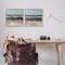 Stupell Industries Summer Waves Abstract 2pc Framed Giclee Wall Art Set Design by Ethan Harper